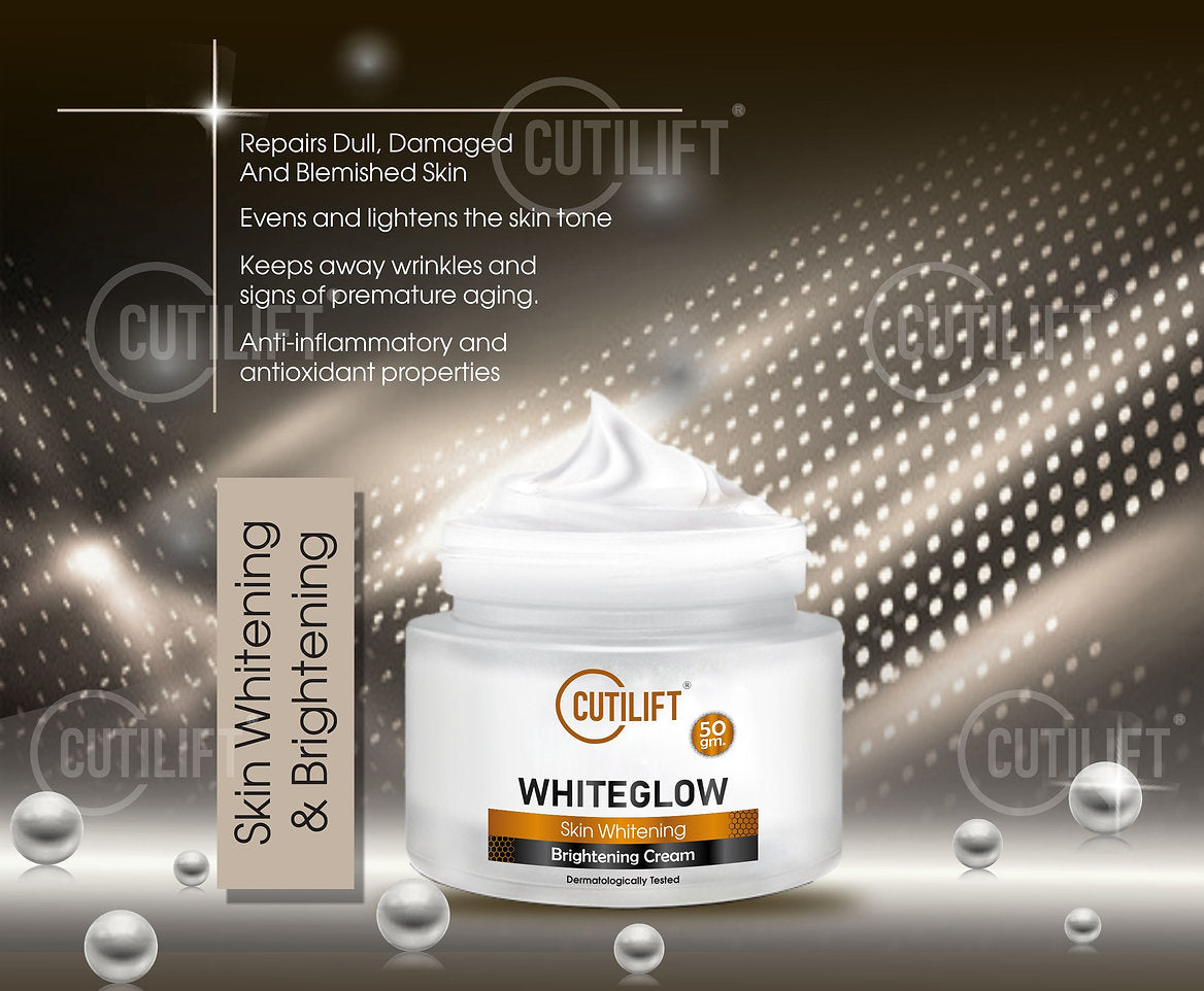 Cutilift White-Glow Skin Whitening Brightening Cream - Alpha Arbutin Skin Lightening & Glowing Face Cream