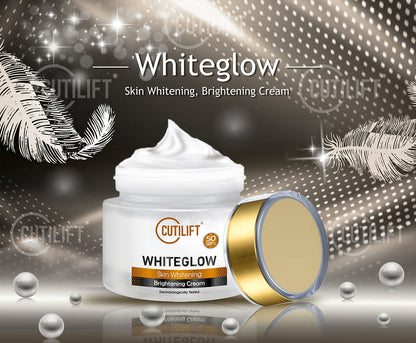 Cutilift White-Glow Skin Whitening Brightening Cream - Alpha Arbutin Skin Lightening & Glowing Face Cream