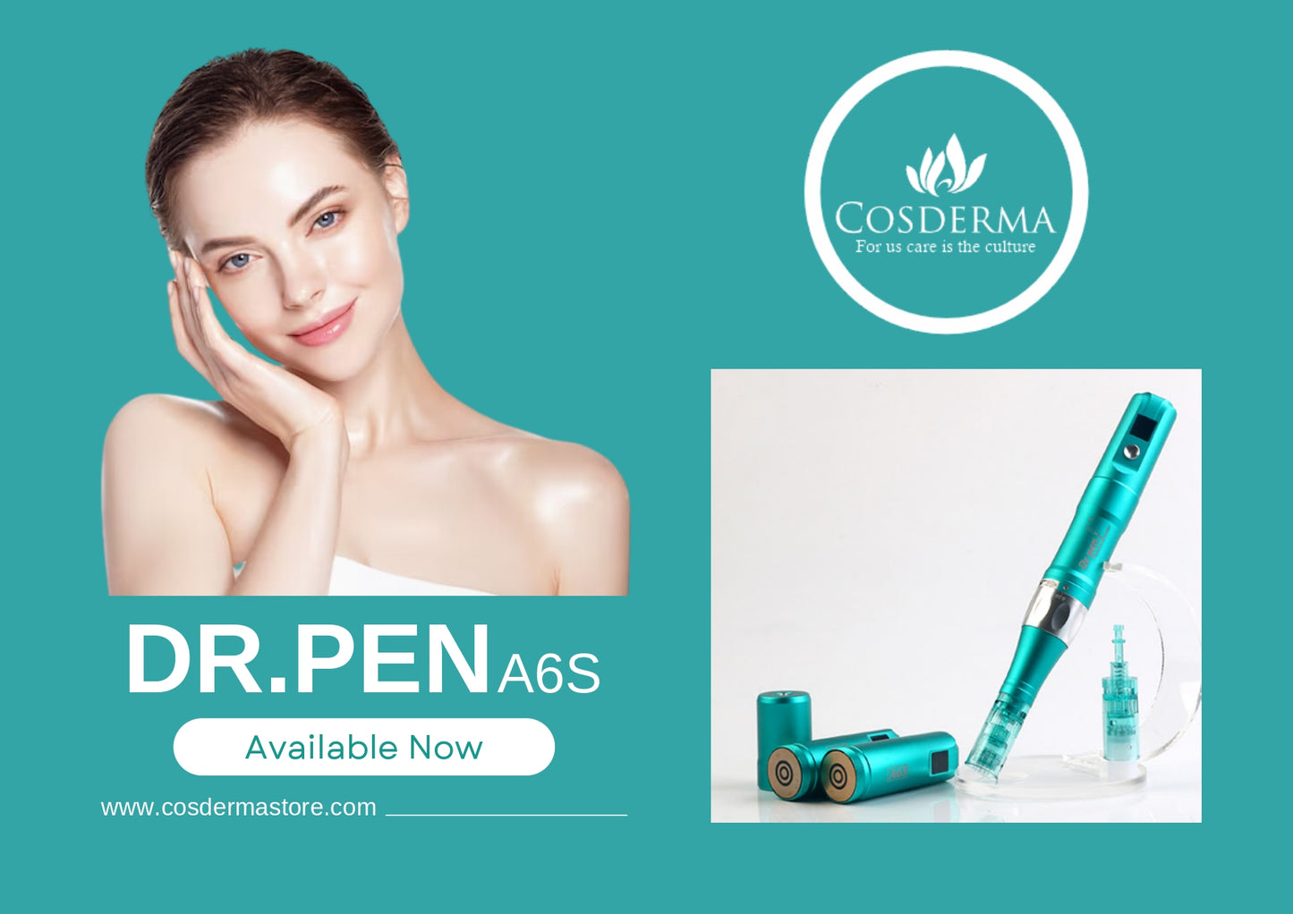 Dr. Pen A6S - Professional Microneedling Pen for Skin Rejuvenation