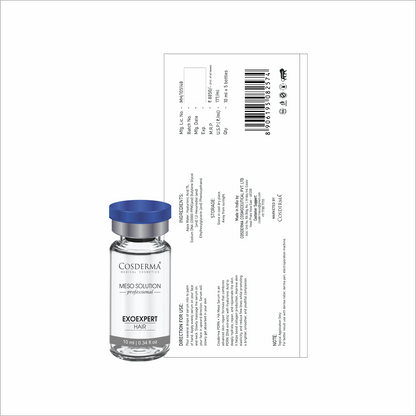Cosderma Professional Meso Solution – EXOEXPERT HAIR (10ml x 5 Bottles)