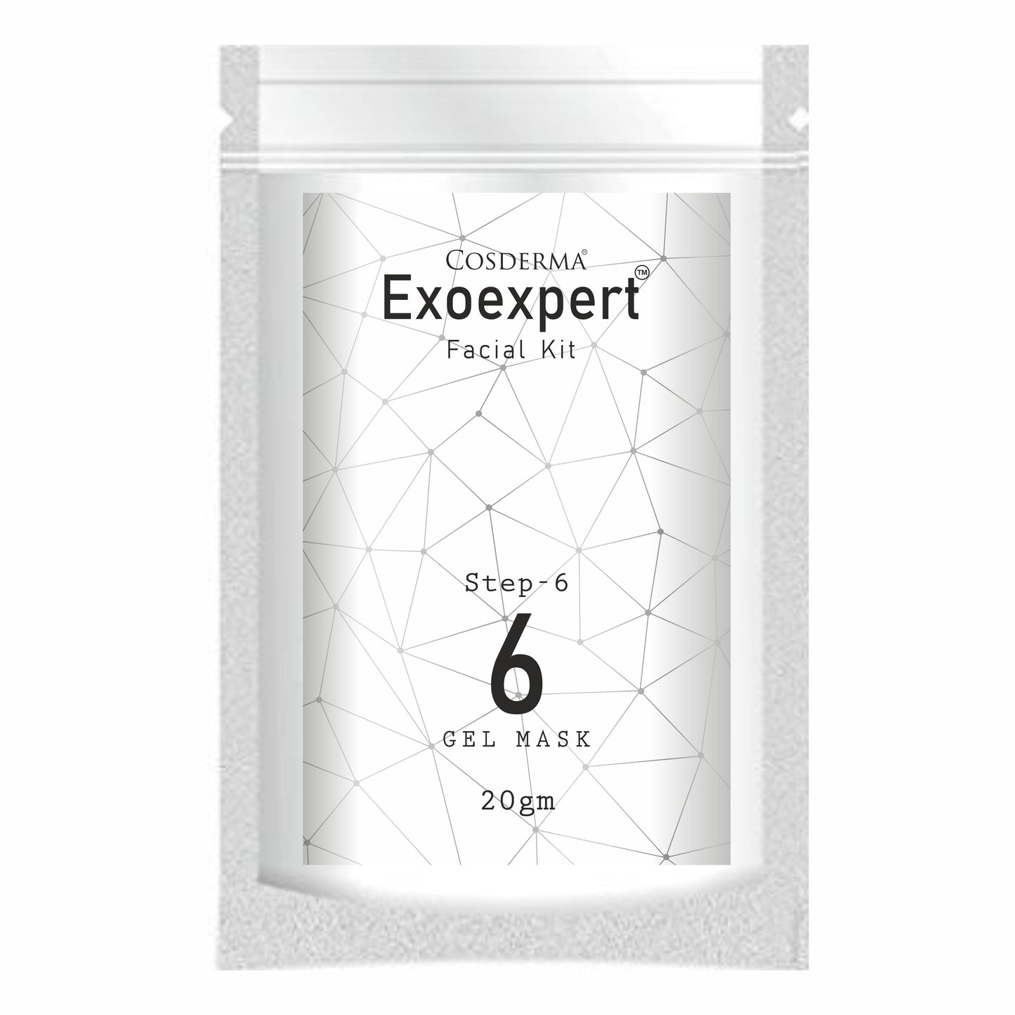 Cosderma Exoexpert Facial Kit – 6-Step Medi-Facial with Exosomes for Skin Brightening, Glow & Hydration