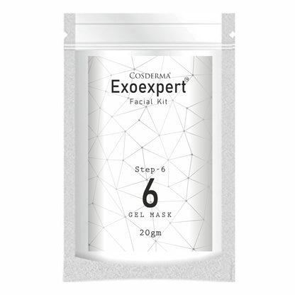 Cosderma Exoexpert Facial Kit – 6-Step Medi-Facial with Exosomes for Skin Brightening, Glow & Hydration