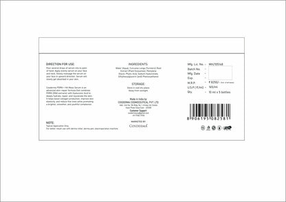 Back label with directions for use, ingredients, and product details on a white background