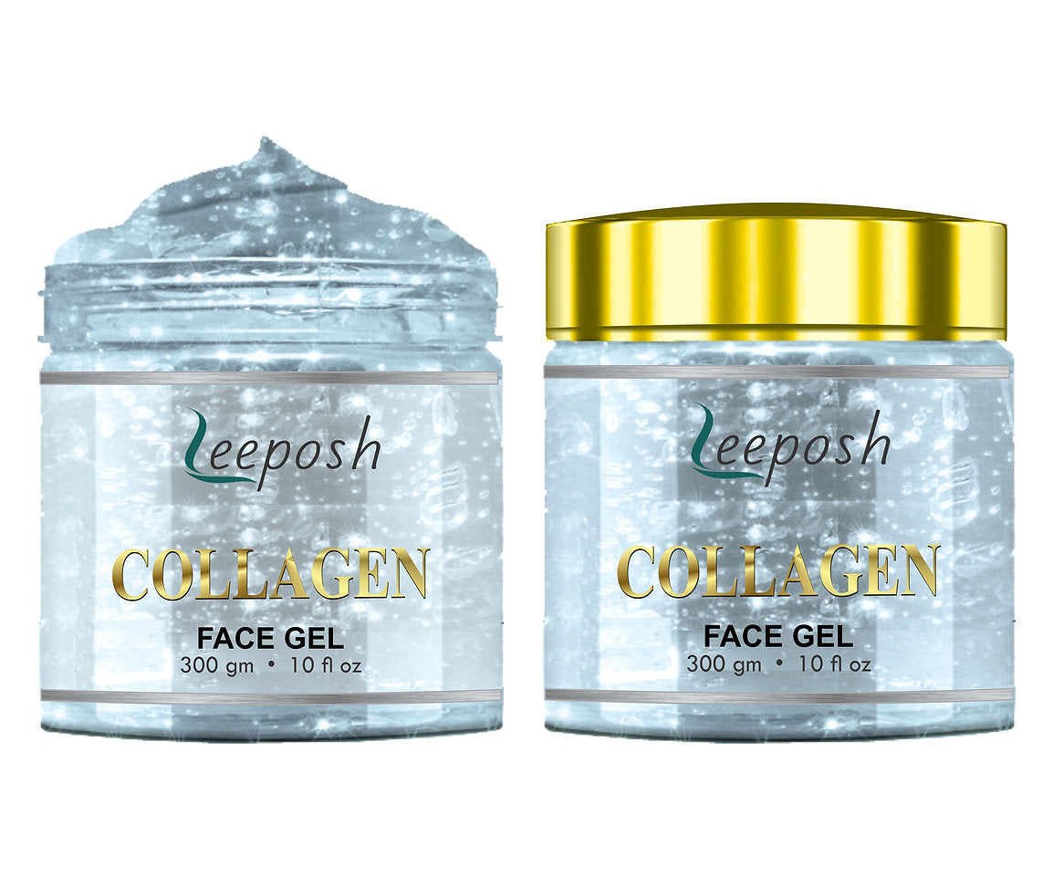 Leeposh FDA Approved Collagen Gel Cream - Anti-Aging Face Moisturizer - Day & Night