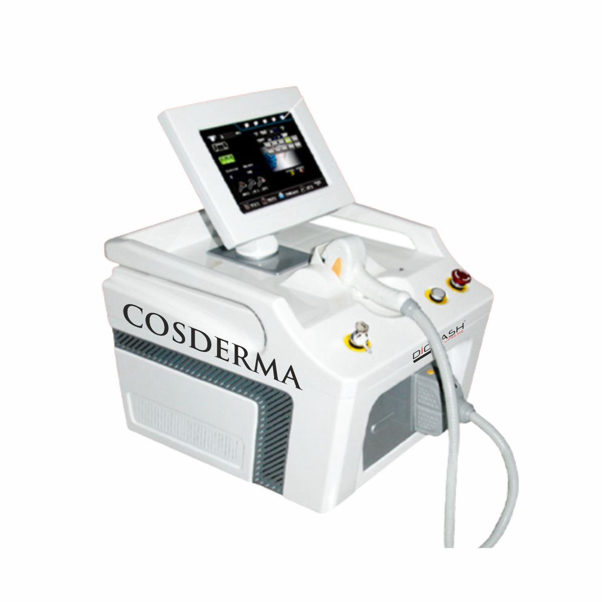 Cosderma Diolash Supreme Portable Diode Laser Hair Removal Machine | FDA Approved Triple Wavelength (1604nm, 808nm, 755nm) Diode Laser Hair Removal