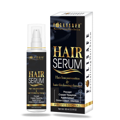 Follisafe Hair Regrowth Serum with Procapil, Copper Tripeptides & Apple Stem Cell