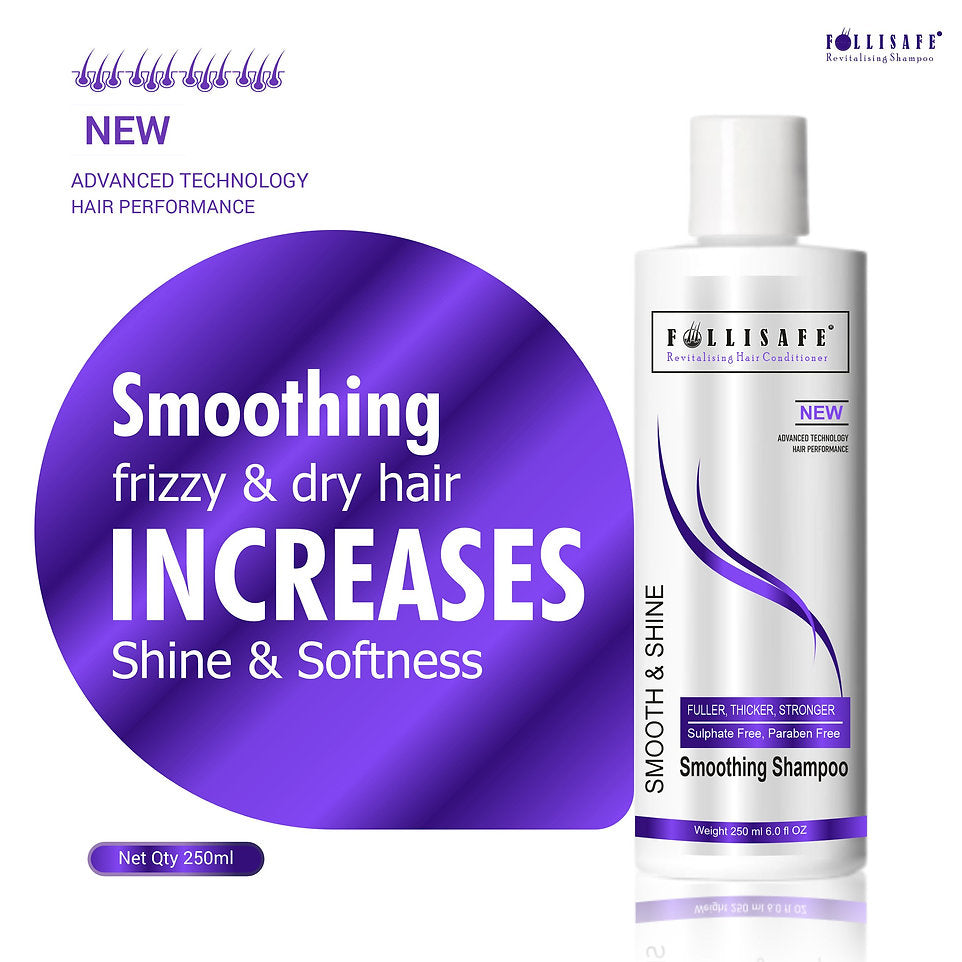 Follisafe Smoothing Shampoo – Professional Formula for Smooth and Shiny Hair