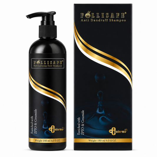 Follisafe Anti-Dandruff Shampoo with Tea Tree Oil & Zinc PCA – Soothes, Hydrates, & Revitalizes