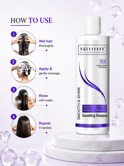 Follisafe Smoothing Shampoo – Professional Formula for Smooth and Shiny Hair
