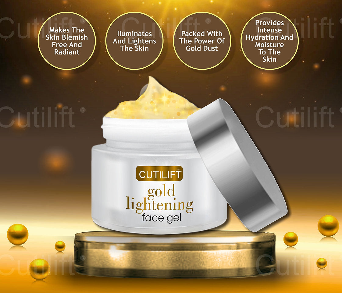 Gold Lightening Face Gel | Smoothing, Lightening & Rejuvenating