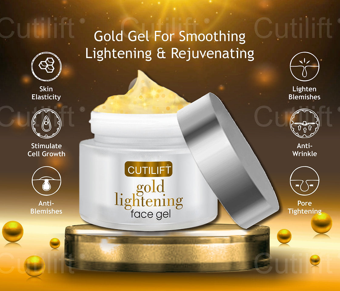 Gold Lightening Face Gel | Smoothing, Lightening & Rejuvenating