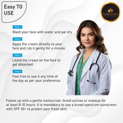 Cosderma Glutagloss Face Cream - Advanced Brightening & Nourishing Moisturizer