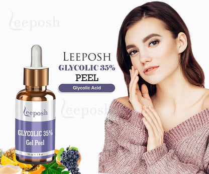 Leeposh Glycolic Acid 35% Gel Peel – AHA Facial Peel for Youthful Skin