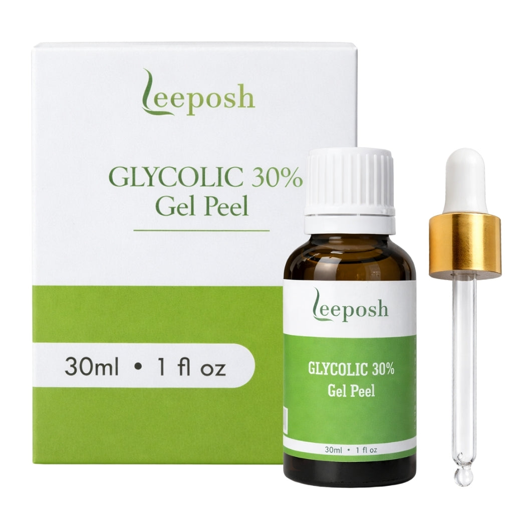 Leeposh Glycolic 30% Gel Peel | Skin Brightening & Exfoliating AHA Peel