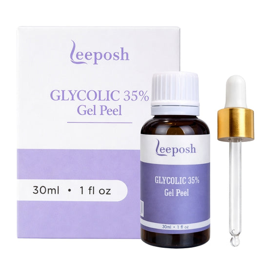 Leeposh Glycolic Acid 35% Gel Peel – AHA Facial Peel for Youthful Skin