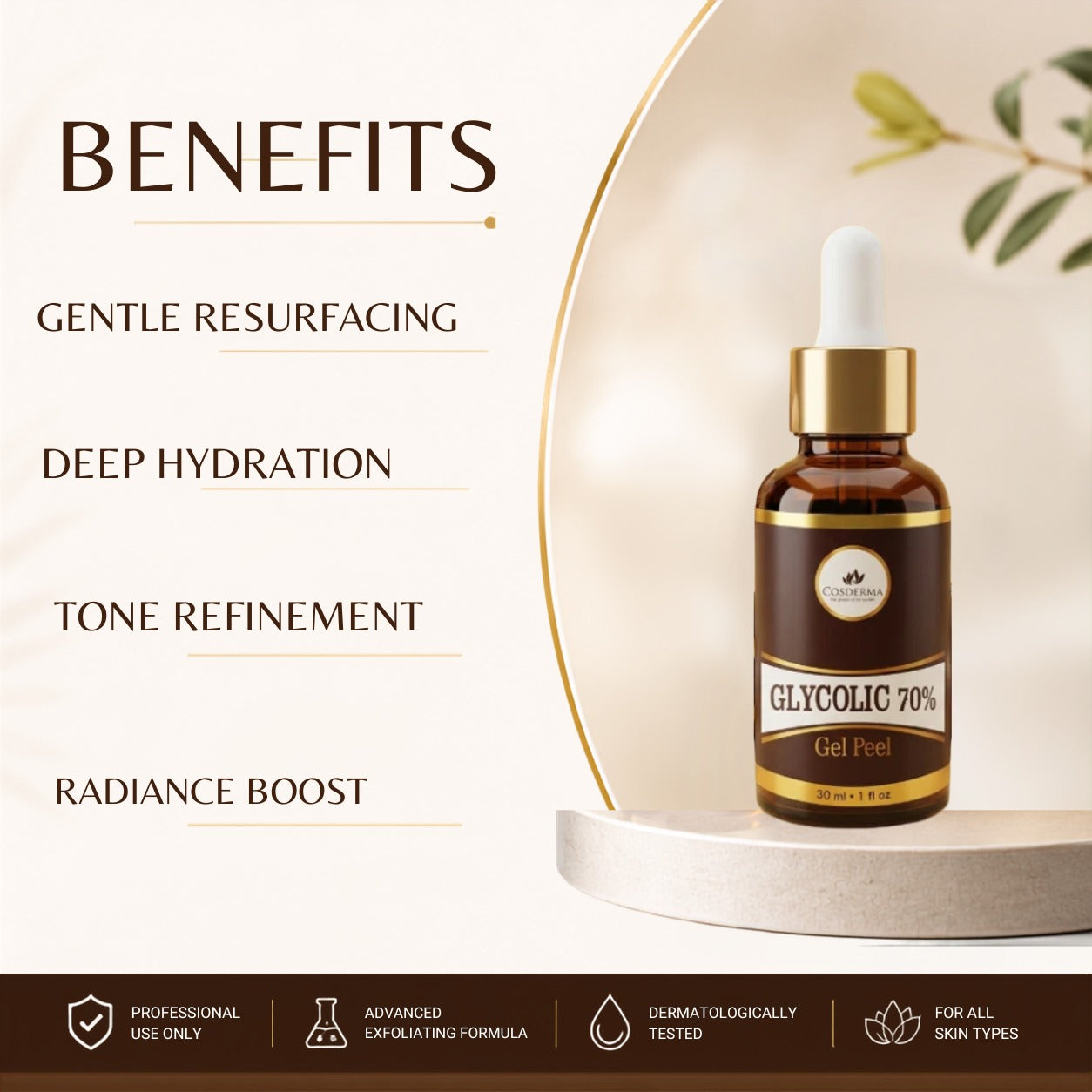 Cosderma Glycolic 70% Peel