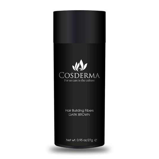 Cosderma Hair Building Fiber Dark Brown - Natural Keratin Hair Thickening Fibers