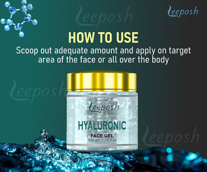 Leeposh Hyaluronic Acid Face Gel Cream Anti ageing Hydrating Gel Anti ageing Gel