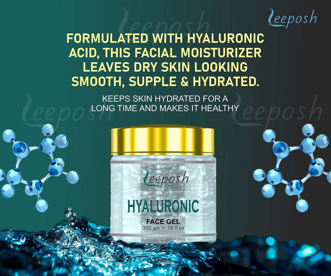 Leeposh Hyaluronic Acid Face Gel Cream Anti ageing Hydrating Gel Anti ageing Gel