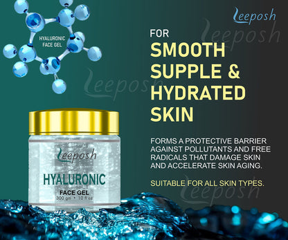 Leeposh Hyaluronic Acid Face Gel Cream Anti ageing Hydrating Gel Anti ageing Gel