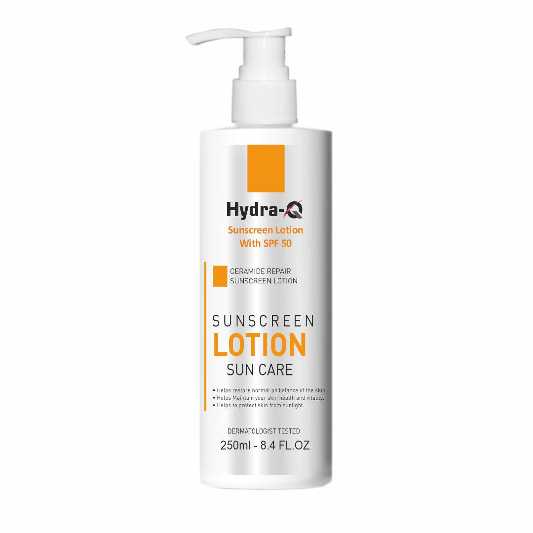 Hydra Q Sunscreen Lotion SPF 50 with Ceramide Repair - 250ml