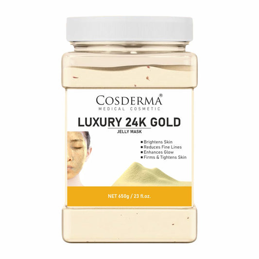 Cosderma Luxury 24K Gold Jelly Mask – Brightening, Firming & Anti-Aging Face Mask (650gm)