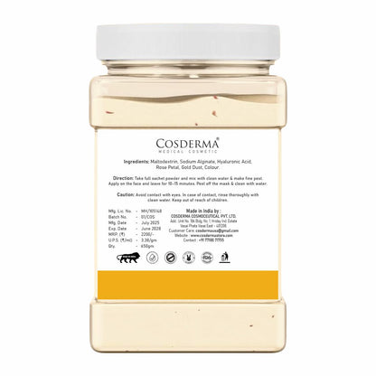 Cosderma Luxury 24K Gold Jelly Mask – Brightening, Firming & Anti-Aging Face Mask (650gm)