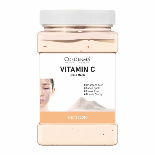 Cosderma Vitamin C Jelly Mask – Skin Brightening, Pigmentation Control & Glow Boosting Mask (650gm)