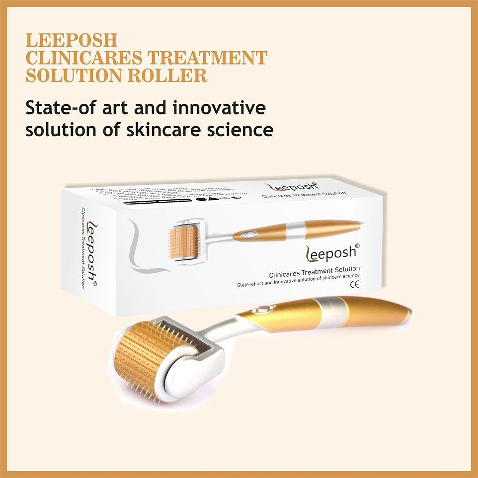 Leeposh Clinicares Treatment Solution Derma Roller 192 Needles: Advanced Micro-Needle Therapy for Anti-Aging and Scar Reduction