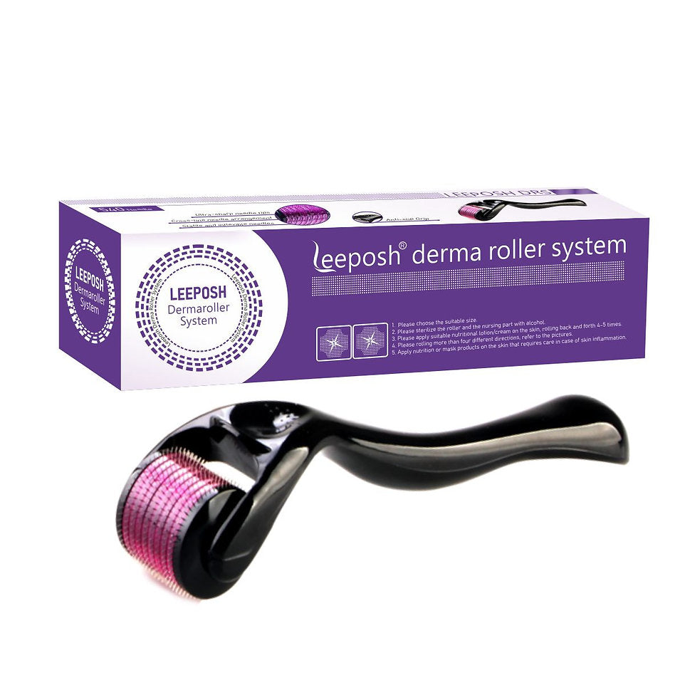 Leeposh Derma Roller System | Classical Derma Roller 540 High-Quality Microneedle for Skin Care