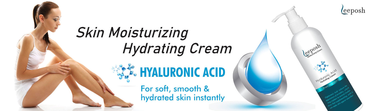 Leeposh Hyaluronic Acid Moisturizer – Intense Hydration & Anti-Aging Cream