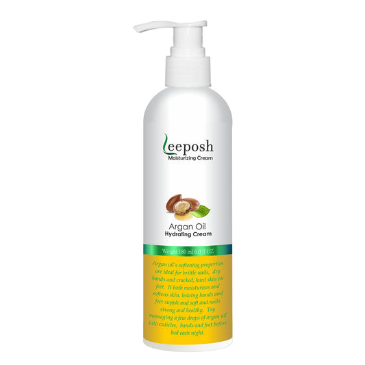 Leeposh Argan Oil Moisturizer Cream with Hyaluronic Acid | Intense Hydration & Anti-Aging Benefits