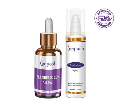 Leeposh Mandelic Acid Peel 25% – Acne Treatment, Acne Scars, & Oil Control