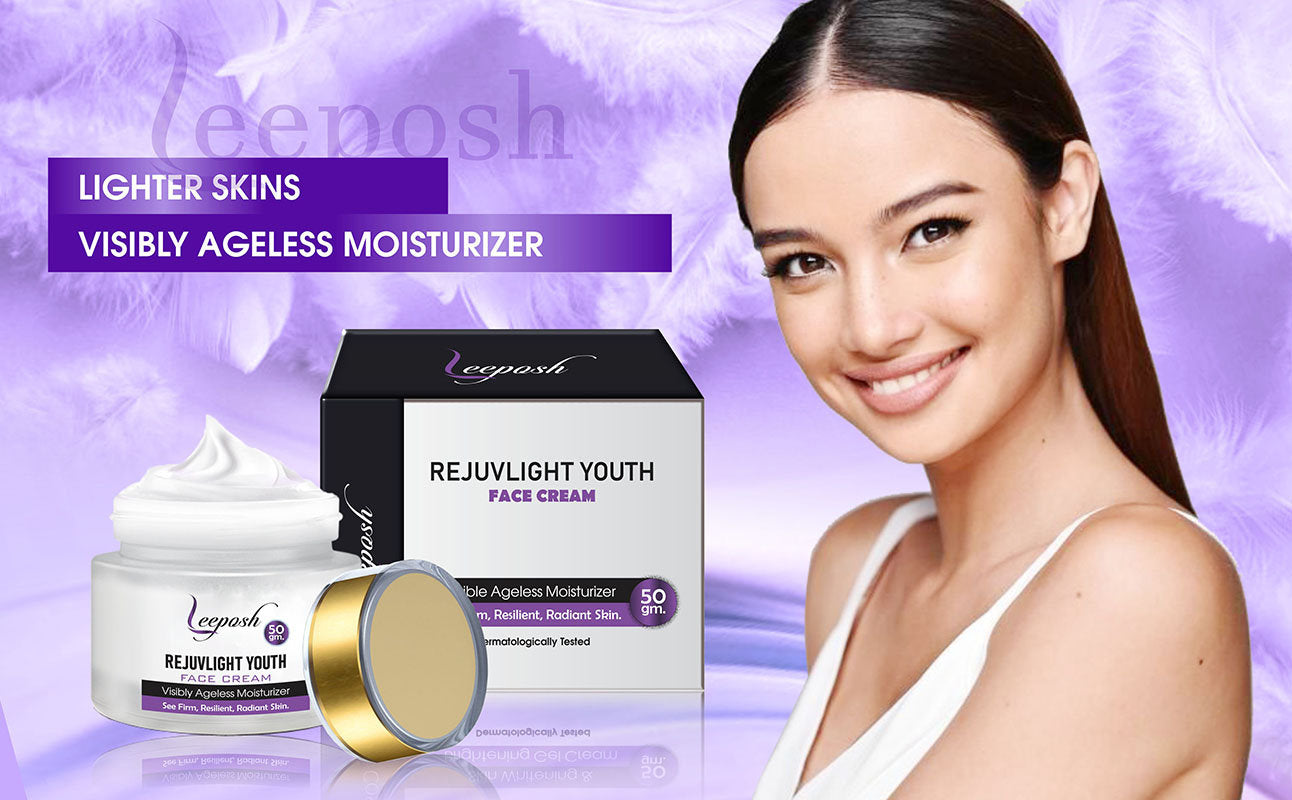 Leeposh RejuvLight Youth Face Cream with Argireline Peptides | Anti-Aging & Skin Firming