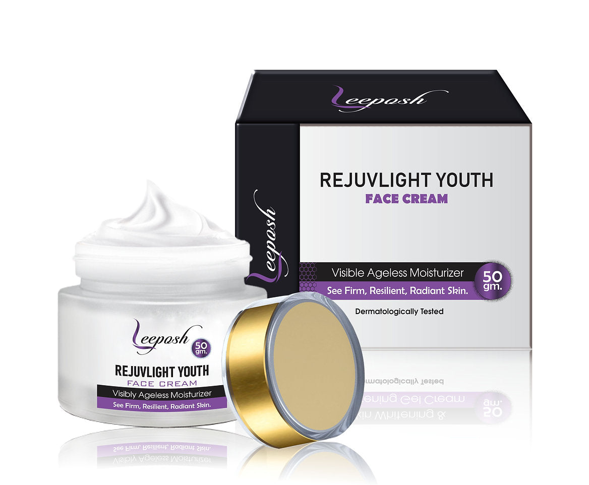 Leeposh RejuvLight Youth Face Cream with Argireline Peptides | Anti-Aging & Skin Firming