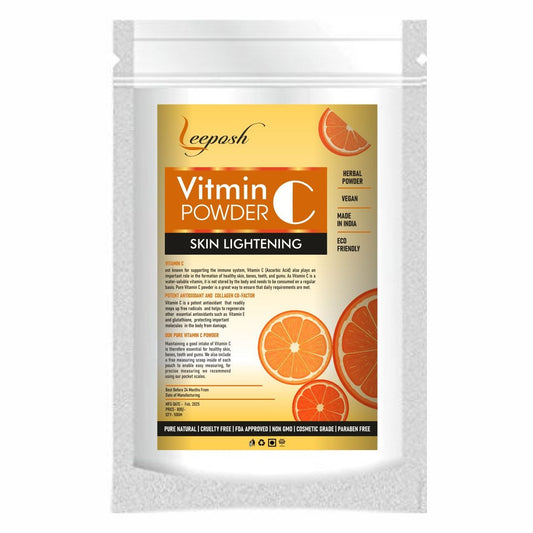 Leeposh Vitamin C Powder – Herbal Skin Lightening & Brightening Agent