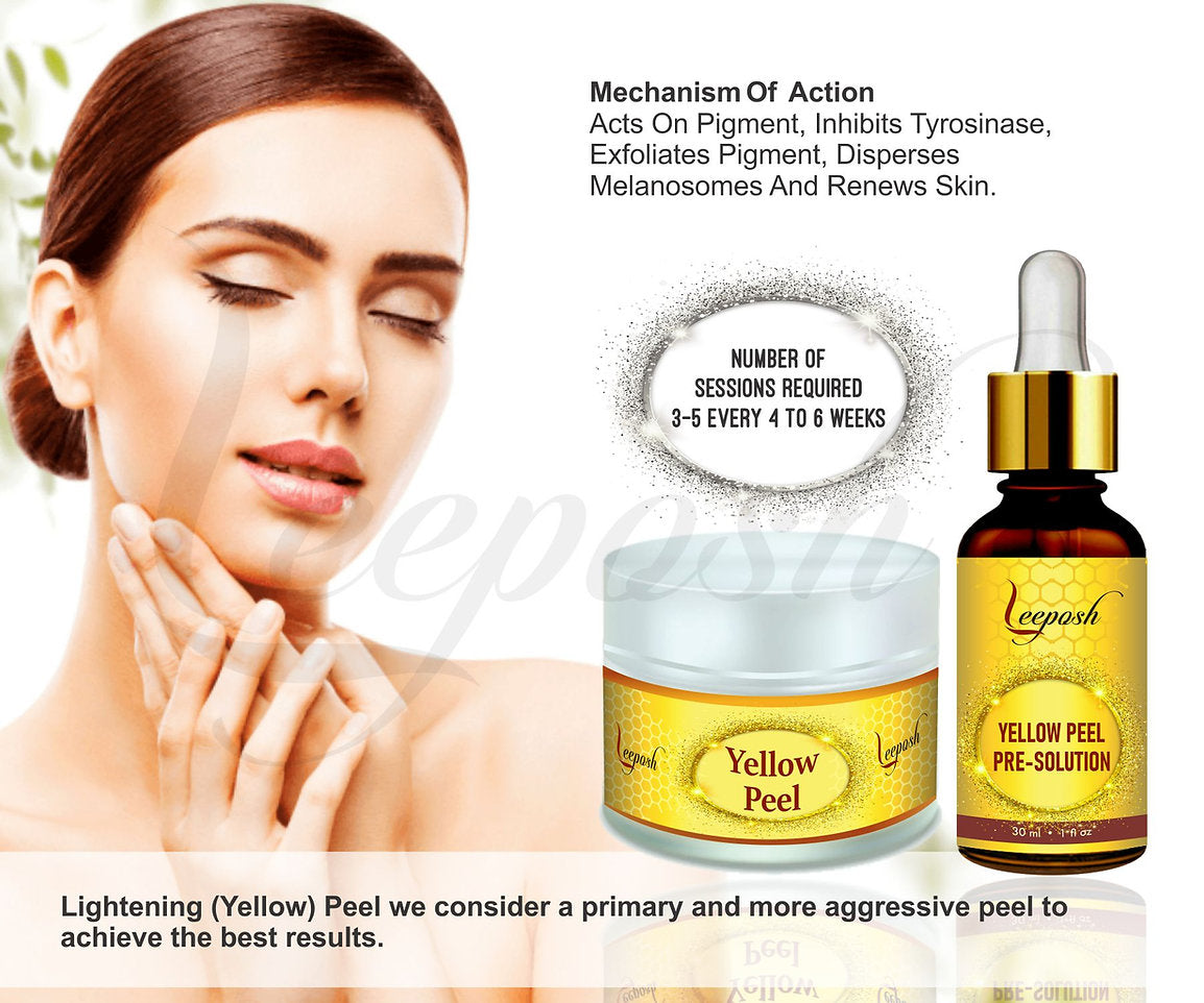 Leeposh Yellow Retinol Peel for Skin Rejuvenation & Pigmentation Removal