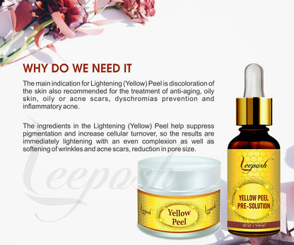 Leeposh Yellow Retinol Peel for Skin Rejuvenation & Pigmentation Removal