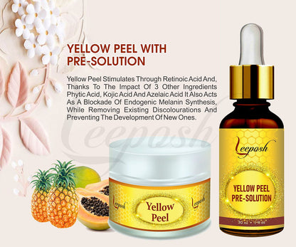 Leeposh Yellow Retinol Peel for Skin Rejuvenation & Pigmentation Removal