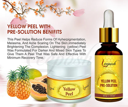 Leeposh Yellow Retinol Peel for Skin Rejuvenation & Pigmentation Removal