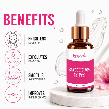 Leeposh 70% Glycolic Acid Peel - Radiant Skin Treatment