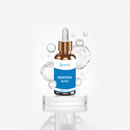 Leeposh Brightening Peel with Neutralizer Spray - Glutathione Skin Whitening & Brightening Glow Treatment