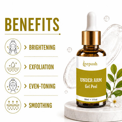 Leeposh Under Arm Whitening Peel | Lightening & Exfoliating Peel for Dark Spots