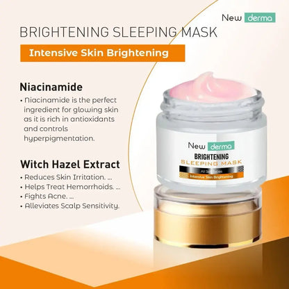 Newderma Brightening Sleeping Mask | Overnight Radiance Boost