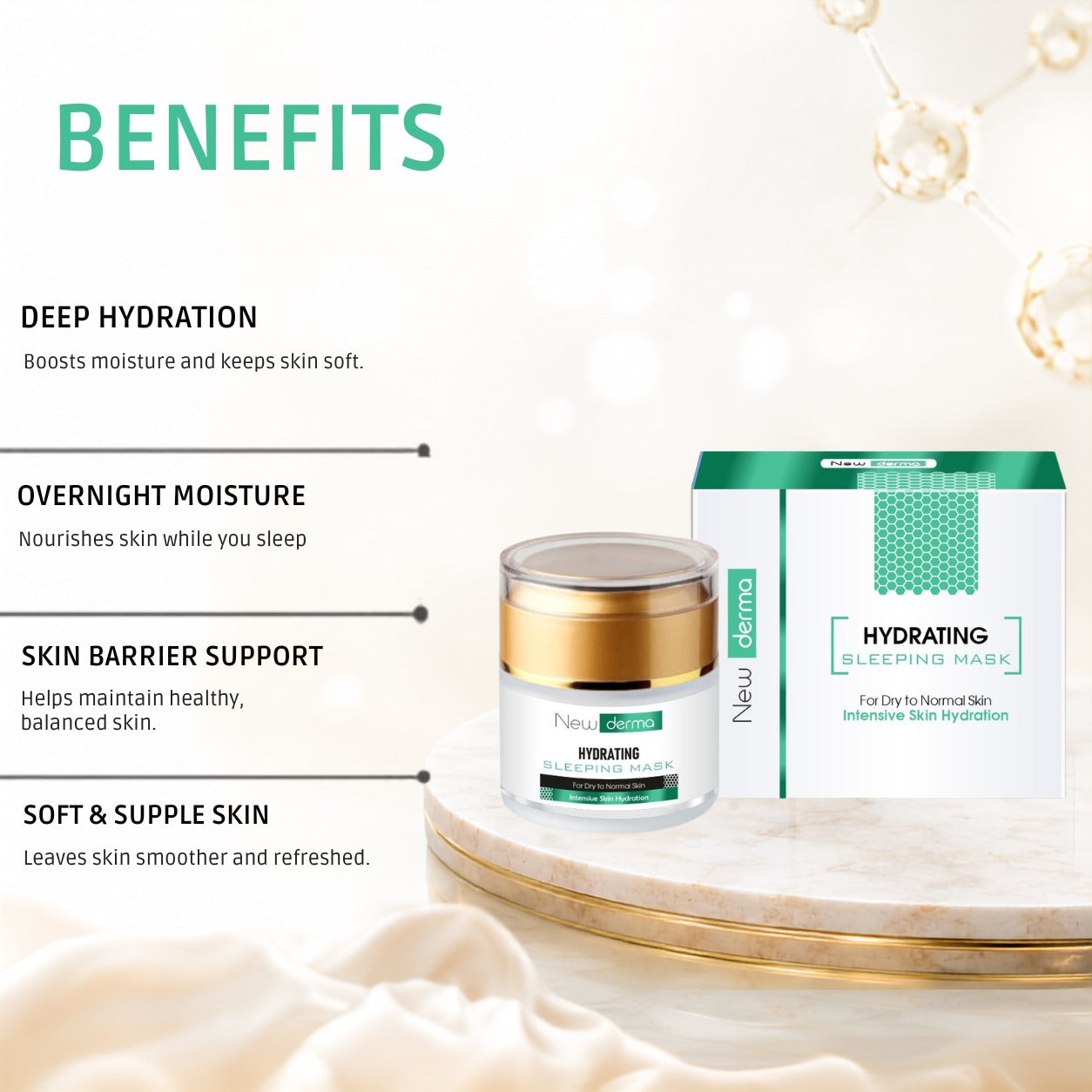 Newderma Hydrating Sleeping Masque | Overnight Skin Moisture Boost