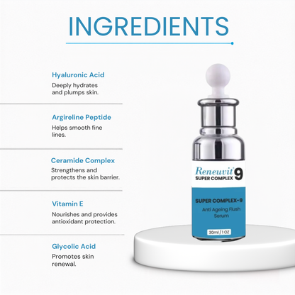 Cosderma Reneuvit Super Complex 9 Serum – Advanced Anti-Aging & Skin Renewal