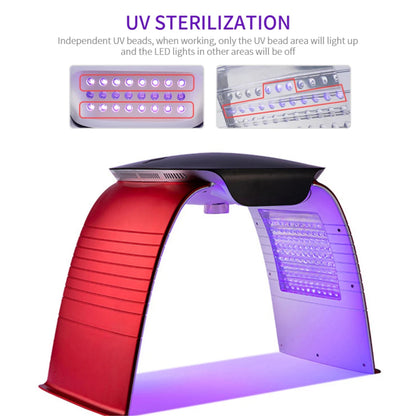 Cosderma Omega Light Steamer | LED Facial Infrared Light Therapy for Skin Rejuvenation