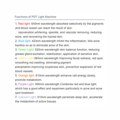 Cosderma Omega Light Steamer | LED Facial Infrared Light Therapy for Skin Rejuvenation