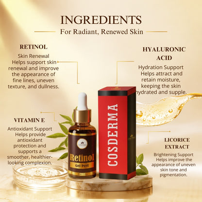 Cosderma Retinol Peel – Advanced Skin Rejuvenation for Fine Lines and Pigmentation