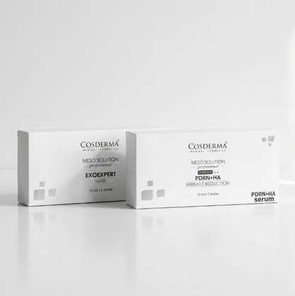 Cosderma Professional Hair & Skin Rejuvenation Combo – EXOEXPERT HAIR & PDRN + HA